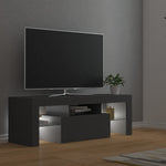 TV Cabinet with LED Lights Gray 47.2"x13.8"x15.7"
