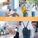 LinkMejor TH104 Wireless Key Finder RF Key Locator Pet Tracker Wallet Tracker Remote Control 1 RF Transmitter 6 Receiver