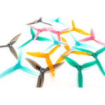 2Pairs Gemfan Hurricane 51466 MCK V2 3-blade 5.1Inch Poly Carbonate Propeller for FPV Racing RC Drone