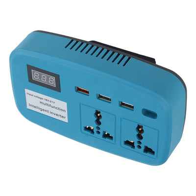Portable Power Inverter 1100W AC 220V High Efficiency Compact Design Random Color Lightweight Camping Travel Power Solution