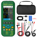 LinkMejor Dual Channel 50MHz*2 Vol O7 Handheld Oscilloscope 4-IN-1 Digital Multimeter+Function Signal Generator 6000A Current Tester