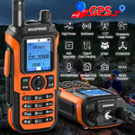 LinkMejor UV-21 Pro V3 High Power Multi-Band Handheld Walkie Talkie with bluetooth APP Programming NOAA Weather Alerts 1000 Channels USB-C Charging AM/FM Two Way Radio with Flashlight Function