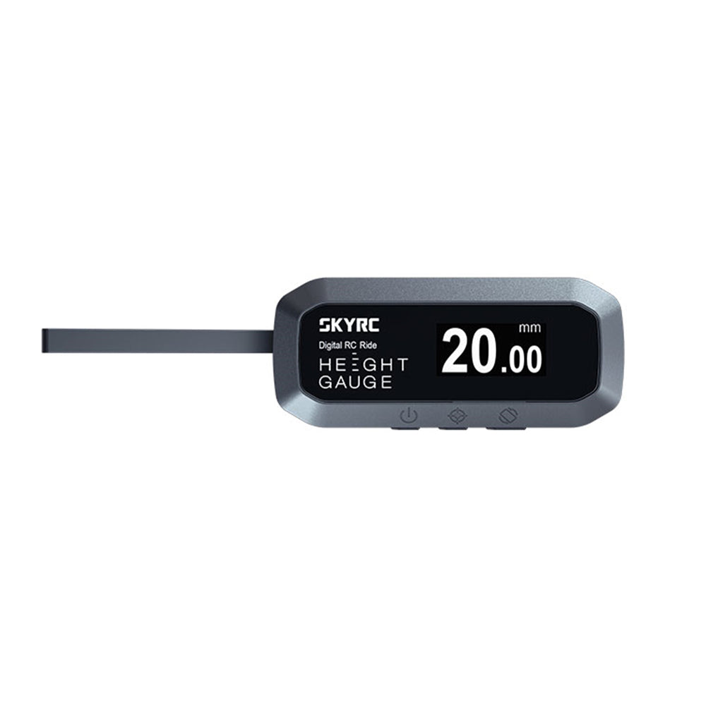 LinkMejor RC Ride Height Gauge LCD Digital Display High Precision 2-38 mm Range Compatible with 1/24 1/14 1/12 1/10 1/8 RC Car Models