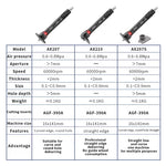 AX2 Series Mini Pneumatic Chamfering Machine 60K RPM Adjustable Metal Deburring Tool Handheld Arc Corner Trimming Cutting Inserts Multitool