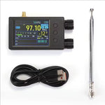 Portable All Band Shortwave Radio Receiver AM FM LW MW SW TEF6686 2.8 inch IPS Touch Screen Aluminum Alloy Case ESP32 Bluetooth WiFi 5000mAh Rechargeable DSP USB Type C SMA Antenna Stereo Speaker Headphone Jack