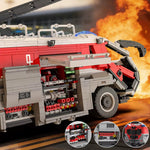 Xbert Brix 66106 Heavy Duty Airport Rescue Emergency Vehicle Fire Truck Model Building Block Assembly Kit 2776pcs Brick Set Collector's Engineering Model Kit for Adults Children Gift