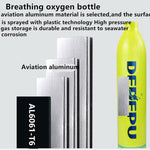 [US Direct] DEDEPU S3000-A 0.5L Scuba Tank with Adapter Diving Equipment Underwater Outdoor Mini Dive Scuba Cylinder Diving Air Tank