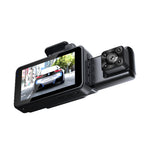 3 inch Triple Car Front Windshield Record WIFI Car DVR Monitoring Night Vision 1080P HD Camera Car DVR Cam with 64G Memory Card