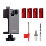 Dowel Maker Jig Tenon Dowel Plug Cutter With Sharp Alloy Blade Adjustable Drill Guide Positioner For Wood Sticks Making Round Bar Auxiliary Tool