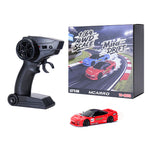 LinkMejor MC062 RTR 1/64 2.4G 4WD Mini Drift RC Car Sports LED Light High Speed On-Road Micro Racing Remote Control Vehicles Models Desktop Toys
