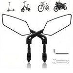 LinkMejor 1 Pair Bicycle Rearview Mirror 360° Rotation Anti-glare HD Wide Range Bike Handlebar Reflector Mirror for MTB Motorcycle E-bike