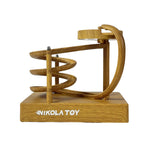 LinkMejor Electromagnetic Acceleration Perpetual Motion Machine Model Bulit-in Battery Desktop Ornaments Science Discovery Toys
