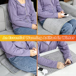 30x60cm Electric Heating Blanket  9-Level Temperature Adjustment 4-Level Timed Multifunctional Intelligent Temperature Control Heating Cushion Therapy Electric Blanket