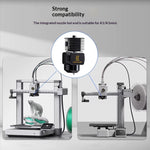 Upgraded Hotend Assembly for Bambu Lab A1 A1 Mini H2D Hardened Steel Nozzle High Flow Clog Resistant Wear Resistant 3D Printer Hotend 0.2/0.4/0.6/0.8mm