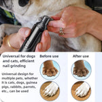 Electric Nail Grinder Pet Nail Clipper Quiet & Low Noise Pet Nail Trimmers Pet Paws Grooming Tool for Cats & Dogs