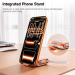 Toocki TX130C2 PD100W Retractable Fast Charging Cable Set with Hidden Phone Stand & Multi-Adapter for iPhone 17 16 15 for Samsung S23 for Xiaomi
