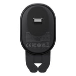 Baseus 15W Air Outlet Wireless Car Charger Phone Holder Stable Gravitational Mount 360° Rotation Auto Fastening