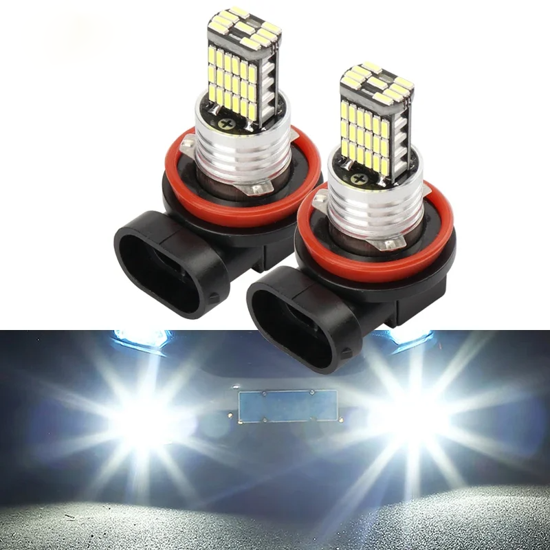 H4 H7 H8/H11 9005 9006 Pair High Brightness LED Fog Lights LED Chip 45MD Lens 12V Car Lamp Driver Car Lamp Super Bright