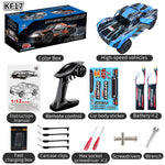 LinkMejor KF17 1/12 4WD 2.4G Brushless RC Car High Speed Full Propotional Vehicle Models