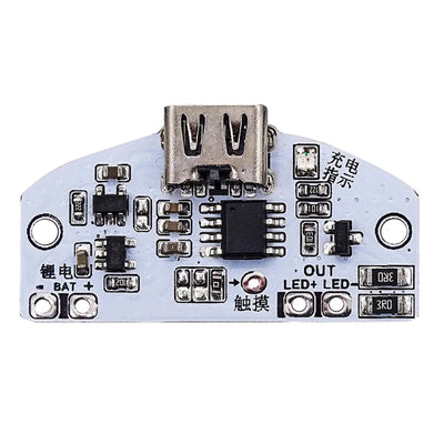 LinkMejor Table Lamp Circuit Board USB Charging Three-Gear Stepless Dimming LED Touch Night Lamp Control Module