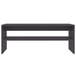 Coffee Table Gray 39.4"x15.7"x15.7" Chipboard