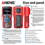LinkMejor AOS04 Pro Digital Oscilloscope Smart Multimeter 50MS/s Sampling Rate 10MHz Bandwidth Waveform Storage NCV Detection USB Charging Portable