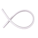 Bathroom Kitchen Foldable Water Stopper Self-adhesive Rubber Dam Shower Barrier White/Transparent