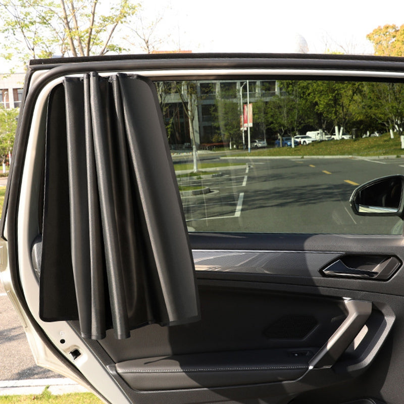 Magnetic Car Sun Shade UV Protection Curtain Window Sunshade Side Summer Protection Window Film Mesh Sun Visor