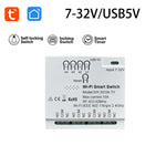 4CH Tuya WiFi Relay Smart Wireless Switch Module 4 Channels 7-32V 85-250V 2200W RF433 Remote Control 10A 4 Way Receiver with Alexa Smart Life APP