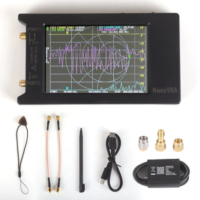 NanoVNA-H4 Vector Network Analyzer Shortwave Antenna Analyzer 10 kHz-1.5 GHz 3.95 Inch TFT USB Type-C HF VHF UHF MF