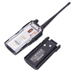 LinkMejor UV-82 8W 10KM Tri-Power Modes Dual PTT Walkie Talkie Portable VHF UHF Two Way Radio Ham