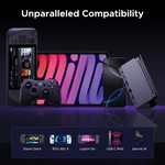 LinkMejor 9-in-1 Steam Deck Docking Station PD100W 4K@120Hz RJ45 10Gbps SD3.0 for Steam Deck Rog Ally X Legion Go Foldable Stand