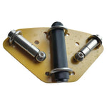 14-50MHz Shortwave Pull Rod Positive V-type Bottom Plate Connected Tripod Thread Signal Receiving Accessories