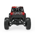 LinkMejor 18499 RTR 1/18 2.4G 4WD RC Car Rock Crawler Pipe Rack Off-Road Climbing Truck LED Light Full Proportional Vehicles Models Straight Bridge Axle Toys