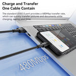 LinkMejor TQ-X16 2.4A USB-A to Micro USB Cable Fast Charging Data Transmission Tin-plated Copper Core Line 1M/2M Long for Huawei P Smart 2021 for Xiaomi 4C for iQOO U3x