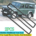 Rubber Bulkhead Vent Sealing Strip for Land Rover Series 3 Defender MUC4299