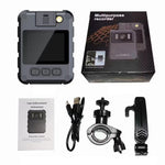 HD Infrared Night Vision Small Camera 130-Degree Wide Angle 1080p Video Recording 1800mAh Battery Waterproof IP65 Long-lasting Battery Life Security Guard Camera