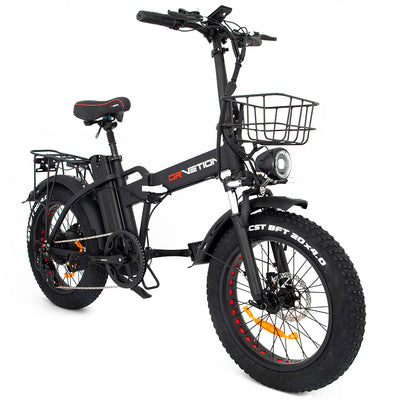 [USA DIRECT] DRVETION AT20 Electric Bike 48V 15Ah Battery 750W Motor Recommended Top Speed 25KM/H 20*4.0inch Tires 45KM Max Mileage Range 150KG Max Load Folding Electric Bicycle