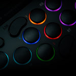 8Bitdo Arcade Controller Xbox Edition Dual Mode Game Controller 1.1mm Rapid Trigger with Full Large Mechanical Buttons No Joystick Hot Swappable SOCD Cleaning RGB Lighting Customizable Fighting Wireless Arcade Game Controller
