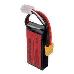 LinkMejor 2S 7.4V 1500mAh 120C 11.1Wh LiPo Battery XT60 Plug for RC Drone
