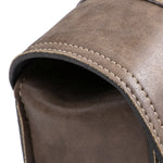 Left / Right Side Universal Saddlebag Storage Tool Bag W/ Bottle Holder PU Leather Waterproof Motorcycles Bag
