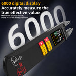 LinkMejor U5 Digital Clamp Multimeter True RMS TFT Screen AC DC Voltage Current Tester Non-Contact Voltage Detection Rechargeable Multimeter Professional Electricity Measurement Tool