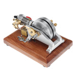 LinkMejor M96 Oddball Mini Horizontal Air-Cooled Single Cylinder 4-Stroke Hit and Miss Gas Engine Physics Science Educational Learning Toy