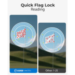 LinkMejor Golf Rangefinder 1312 Yards Slope Compensation 2.4 Inch Touchscreen 6X Magnification Flag Lock Vibration Rechargeable USB-C Golf Accessories IP54 Water Resistant