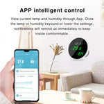 Tuya WiFi Temperature Humidity Sensor Smart Home Automation Voice Control Real Time Sensor USB Powered Supply with Amazon Alexa Google Home Asistant
