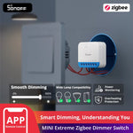 LinkMejor MINI-ZBDIM MINI Extreme Zigbe Dimmer Switch Broader Lamp Compatibility Real-Time Power Monitoring Smooth Precise Dimming