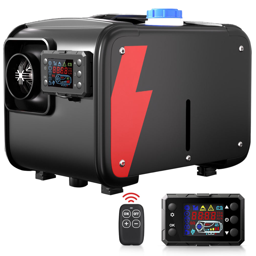 LinkMejor W1 Car Parking Diesel Heater 5-8KW 12V All In One LCD APP Remote Control