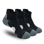 3 Pairs Men's Breathable Sports Socks Wicking Sweat Deodorant Outdoor Running Cycling Fitness Climbing Ankle Socks Comfortable