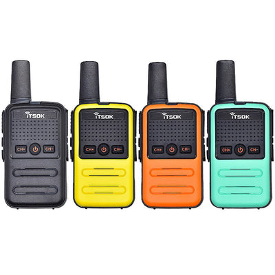2Pcs LinkMejor PMR446 Mini Walkie Talkie Long Range Commutator Station Kid Toys Amateur Radio Portable Handheld Two Way Radio European Version
