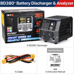 SkyRC BD380+ Battery Discharger Analyzer 380W 40A 40V Four Modes CC/CP/CR/CV Battery Burst PowerBoosted Designed for RC Models